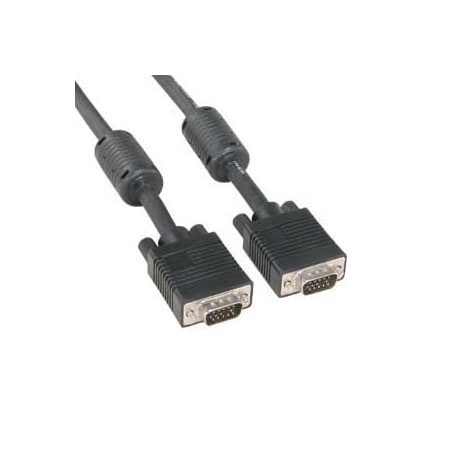 SVGA Male To Male Cable W/Ferrite Core- 6ft